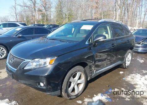 2012 Lexus Rx 350 z USA, uszkodzony, nr VIN 2T2BK1BA6CC135617